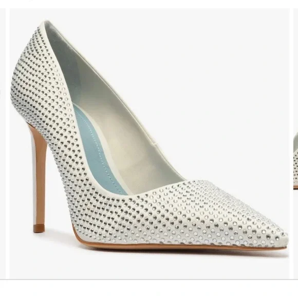 SCHUTZ SILVER CRYSTALS PUMPS NWT SIZE: 8.5 - Picture 2 of 3